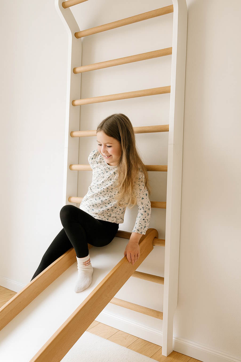 Frohkind Sprossenwand Kindersprossenwand maxi mit Rutsche