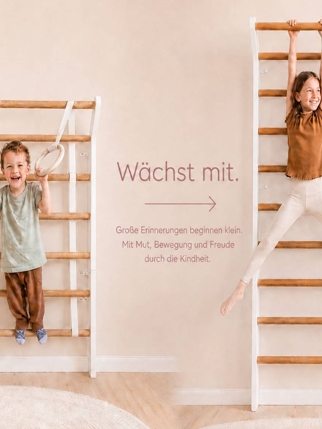 Sprossenwand Erweiterung stolz (mini → maxi)
